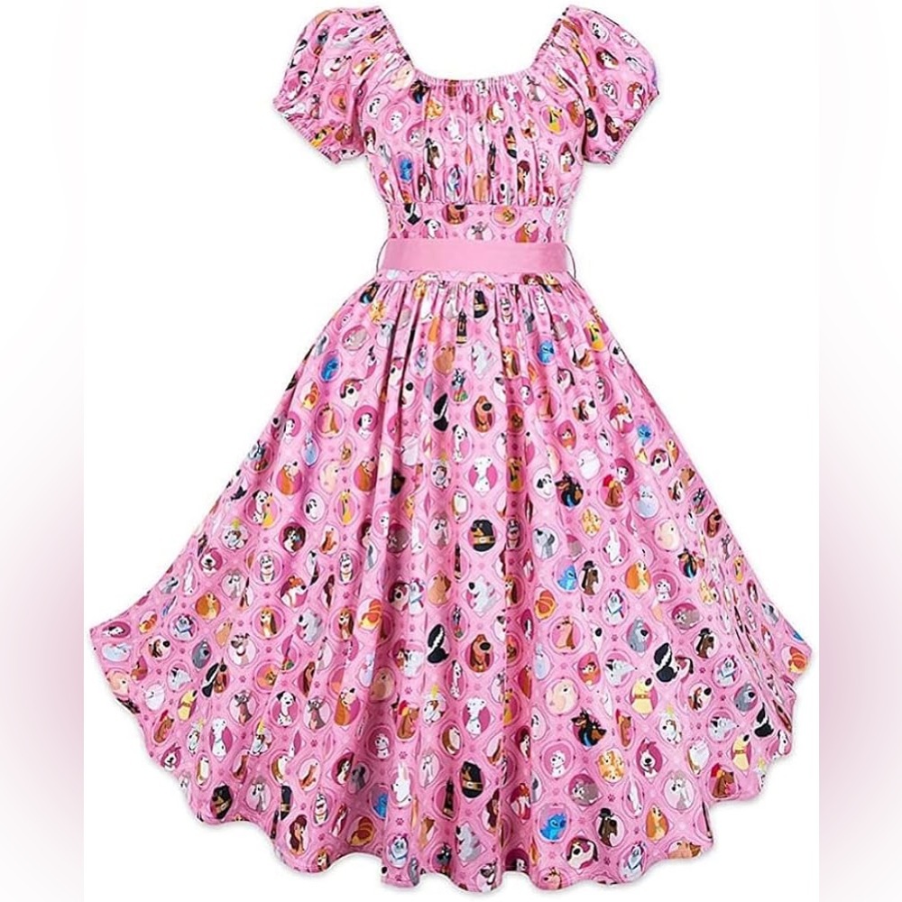 RARE Disney Dogs Vintage Style Dress NWT Size Medium - Picture 2 of 16